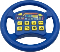 Interactief stuurwiel met realistische geluiden blauwe kleur