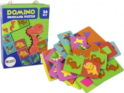 logisch spel Puzzle Domino Dinosauriërs