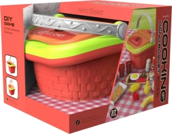 Set di gioco cestino con cibo per bambini