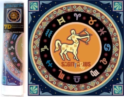 Creative Set for Diamond Painting 7D Zodiac Sign: Sagittarius 30x30 cm