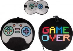 cestovný vankúš s maskou let's play