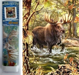 Norimpex Diamond Painting Deer in River 30x40cm