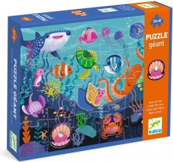 Djeco puzzle tactilo mare 24 + 8 pezzi