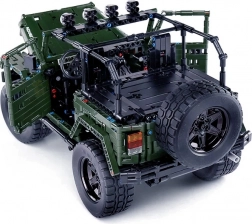 Off-road car building kit 1:10 green (approx. 2096 pieces)