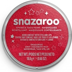 SNAZAROO Sparkling Red Face Paint 18ml