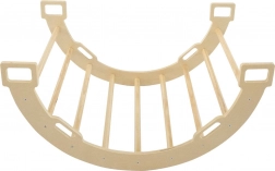 Drewniana drabinka i huśtawka z poduszką 2w1 CHIPOLINO