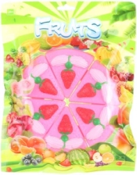 Torta di plastica con coltello