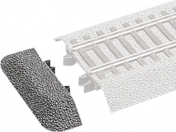 Roco Line end cap for roadbed H0, 6 pcs