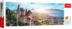 Panoramske puzzle od 1000 dijelova – dvorac Menthon, Francuska