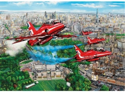 Puzzle Red Arrows Over London 1000 Pieces