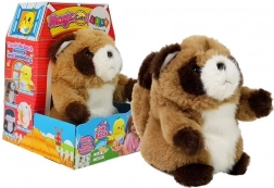 Interactive Talking Plush Raccoon Repeating Words