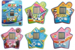 Žepna elektronska igra Tetris v zvezdasti obliki – modra