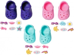 BABY born rubber sandals for 43 cm doll – 3 colors with pins