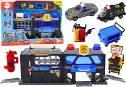 Zložljiva policijska postaja z lučmi in zvoki