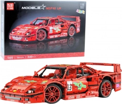 Set di costruzione Auto da corsa sportiva rossa 1:10