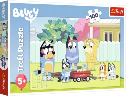 puzzle trefl bluey 100 pièces monde joyeux