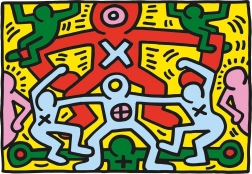 1000-piece puzzle Keith Haring 3 – CLEMENTONI Novo Art Series