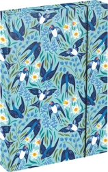 BAAGL Ordner für Schulhefte A4 Jumbo Schwalben