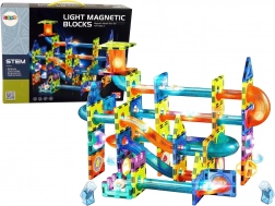 Lichtgevende magnetische knikkerbaan 110 delen