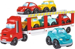 Abrick transporter with 6 cars