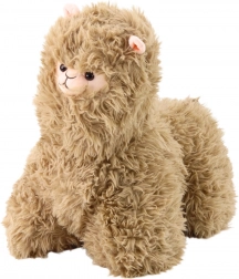 Beige plush llama 40 cm