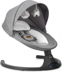 MoMi Kenani electric baby swing, dark grey