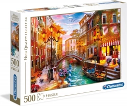 Puzzle 500 pièces de haute qualité - Coucher de soleil sur Venise