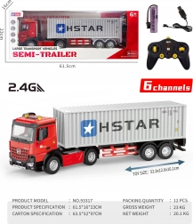 Grote RC-trekker met container