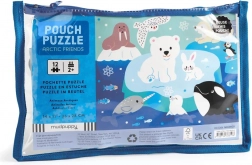 Mudpuppy Puzzle in Pouch Polar Friends – 12 Pieces