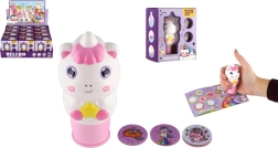 Timbro adesivo a unicorno con motivi di ricambio