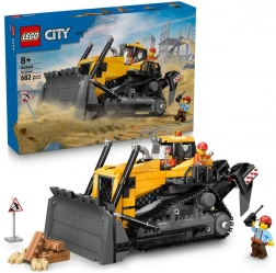 lego city rumeni buldožer z nakladačem