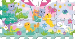 TREFL Foam Puzzle Playful Kittens, 8 pieces, 1.5 cm thick