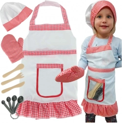Children's Chef Costume with Accessories 3+