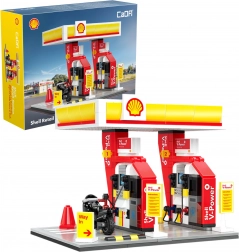 CaDA Building Set SHELL Building – Retail Gas Station, 305 Pieces