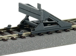 Roco H0 track bumper with two brake shoes