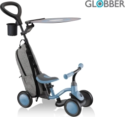 Draisienne Globber 3-en-1 Deluxe - Learning Bike 3in1 Deluxe - Bleu cendré