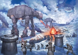 Puzzle Star Wars: Battle of Hoth Planet 1000 Pieces