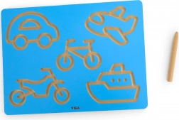 Viga tavoletta grafomotoria veicoli