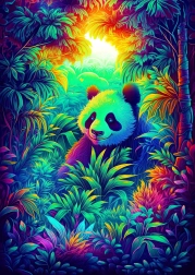 Puzzle Angolo dei Panda 1000 pezzi