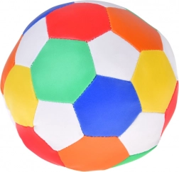 Palla tessile morbida e colorata in ecopelle 15 cm
