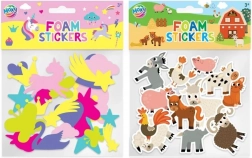 Foam stickers for creative crafting