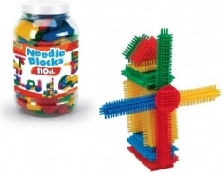 Kreatívne kreatívne kocky Ježko v plastovom obale s 110 dielmi