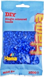 Dark Blue Iron-On Beads 1000 pcs