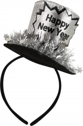 Headband with Mini Hat for New Year's Celebration