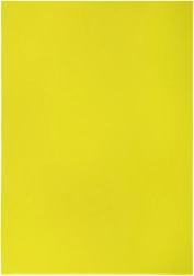 Transparent Cover A4 L PVC Yellow