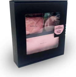Poklon set PASTELINI ružičasti – novčanik, kozmetička, ogledalce i set za manikuru