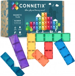 Costruzioni magnetiche CONNETIX Rainbow Rectangle Pack – 18 pezzi
