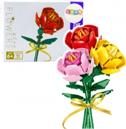 Set di costruzione rosa con fiocco – 92 pezzi