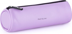 Astuccio scolastico rotondo Pastelini viola