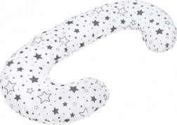 Universel ammepude i C-form New Baby – grå stjerner